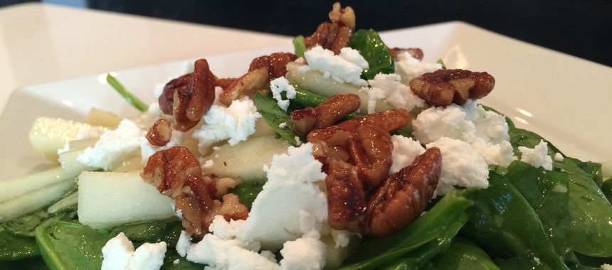 Candied Pecan & Goat Cheese Salad