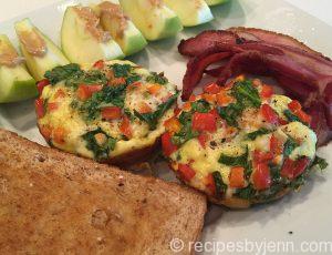 Veggie Egg Cups – Recipes by Jenn