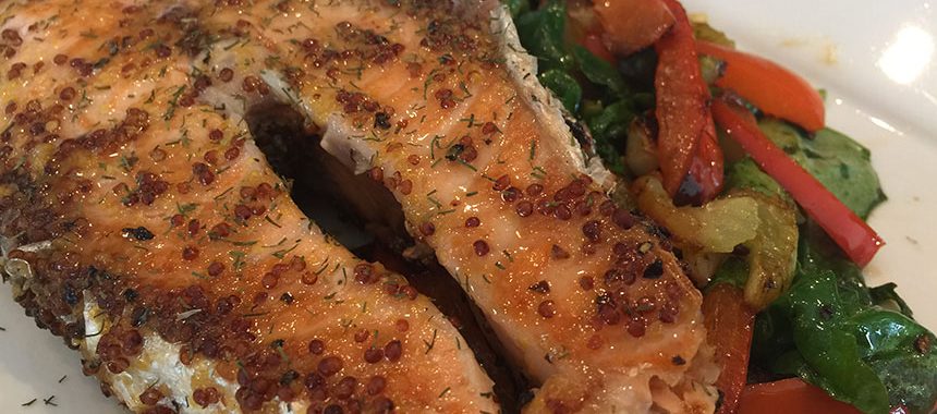 Grilled Salmon & Veggies