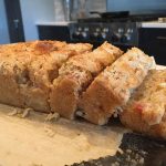 Coconut Rhubarb Loaf